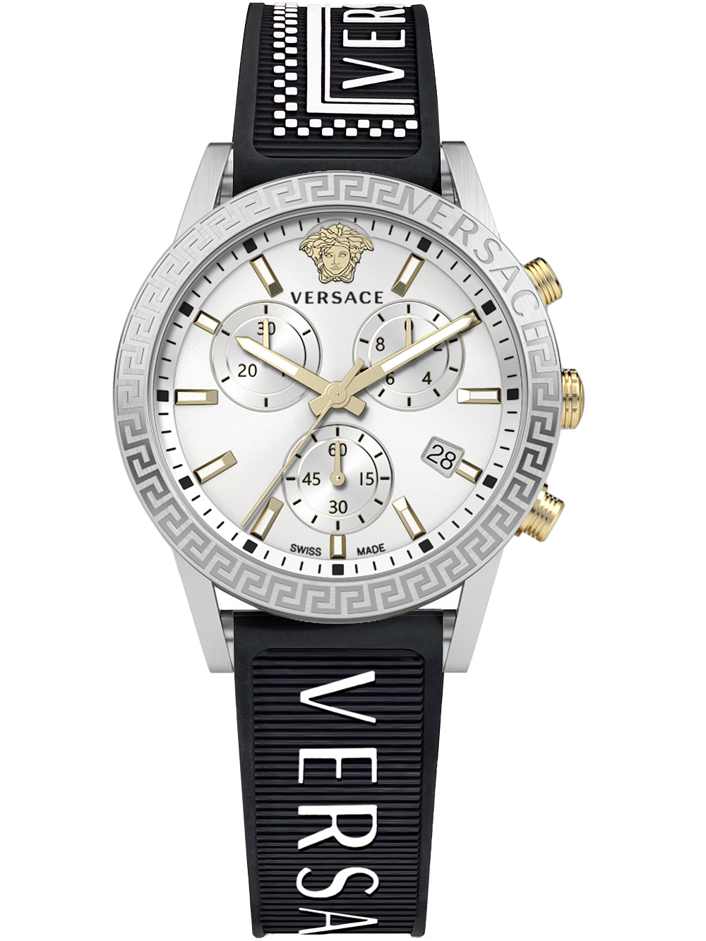 Versace VEKB00122 Sport Tech Lady Chronograph Damenuhr 40mm 5ATM