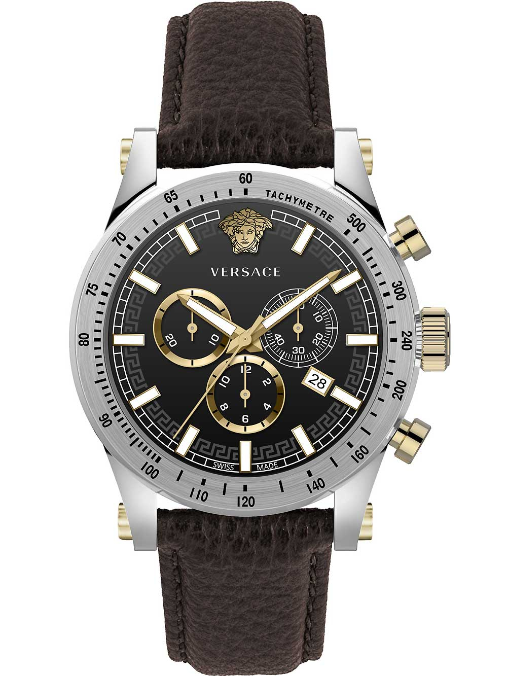 Versace VEV800119 Sporty Chronograph Herren 44mm 5ATM