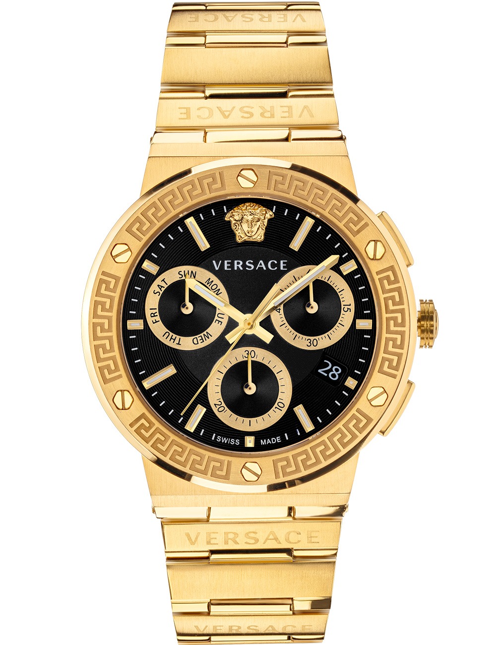 7630030582554 - VEZ900421 Herrenuhr Greca Logo Chrono 43mm 5ATM