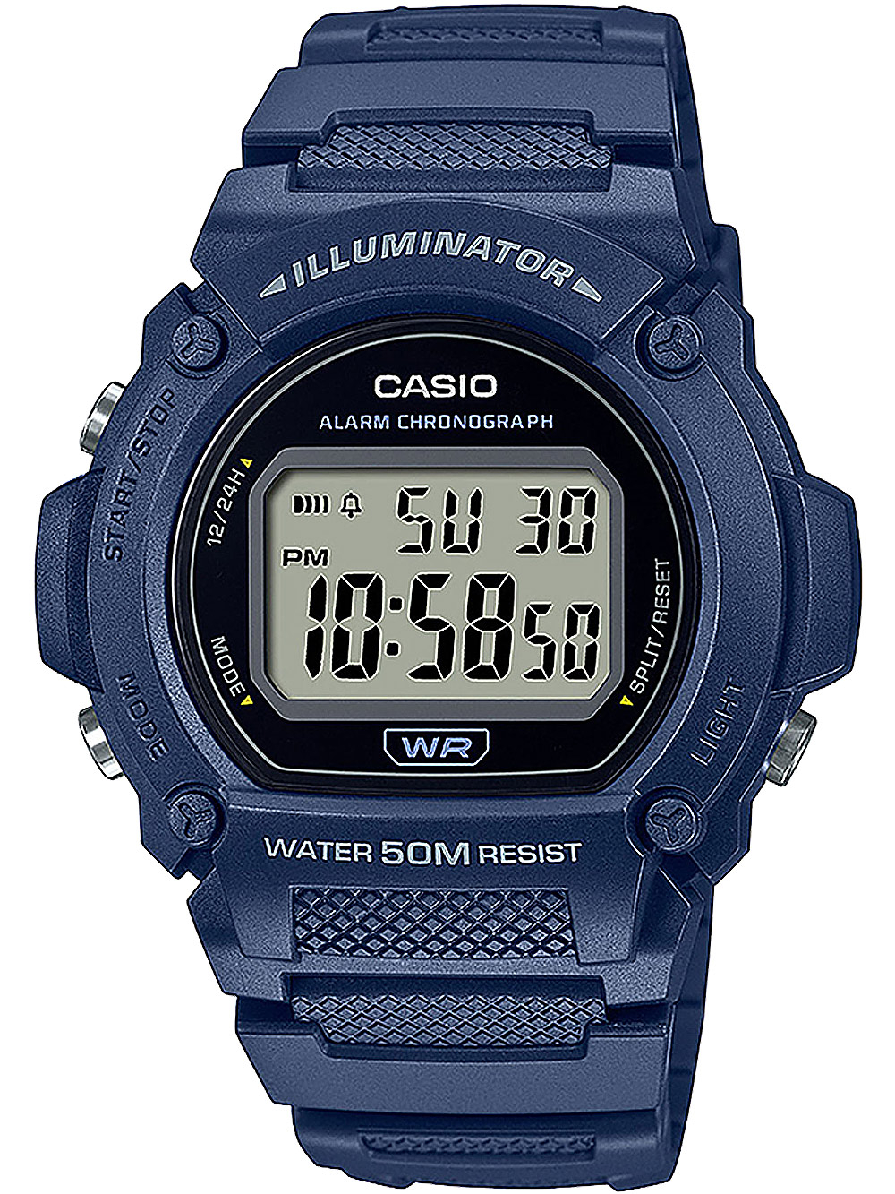 Casio W-219H-2AVEF Collection 47mm 5ATM