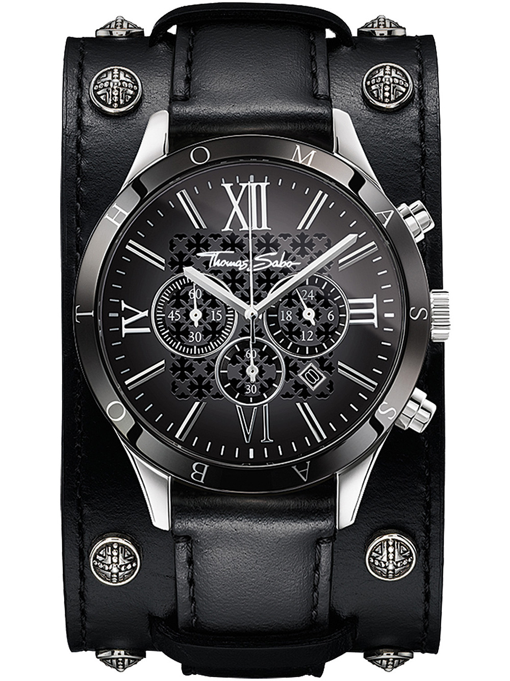 Thomas Sabo WA0140-218-203 Rebel Icon Chronograph Herrenuhr