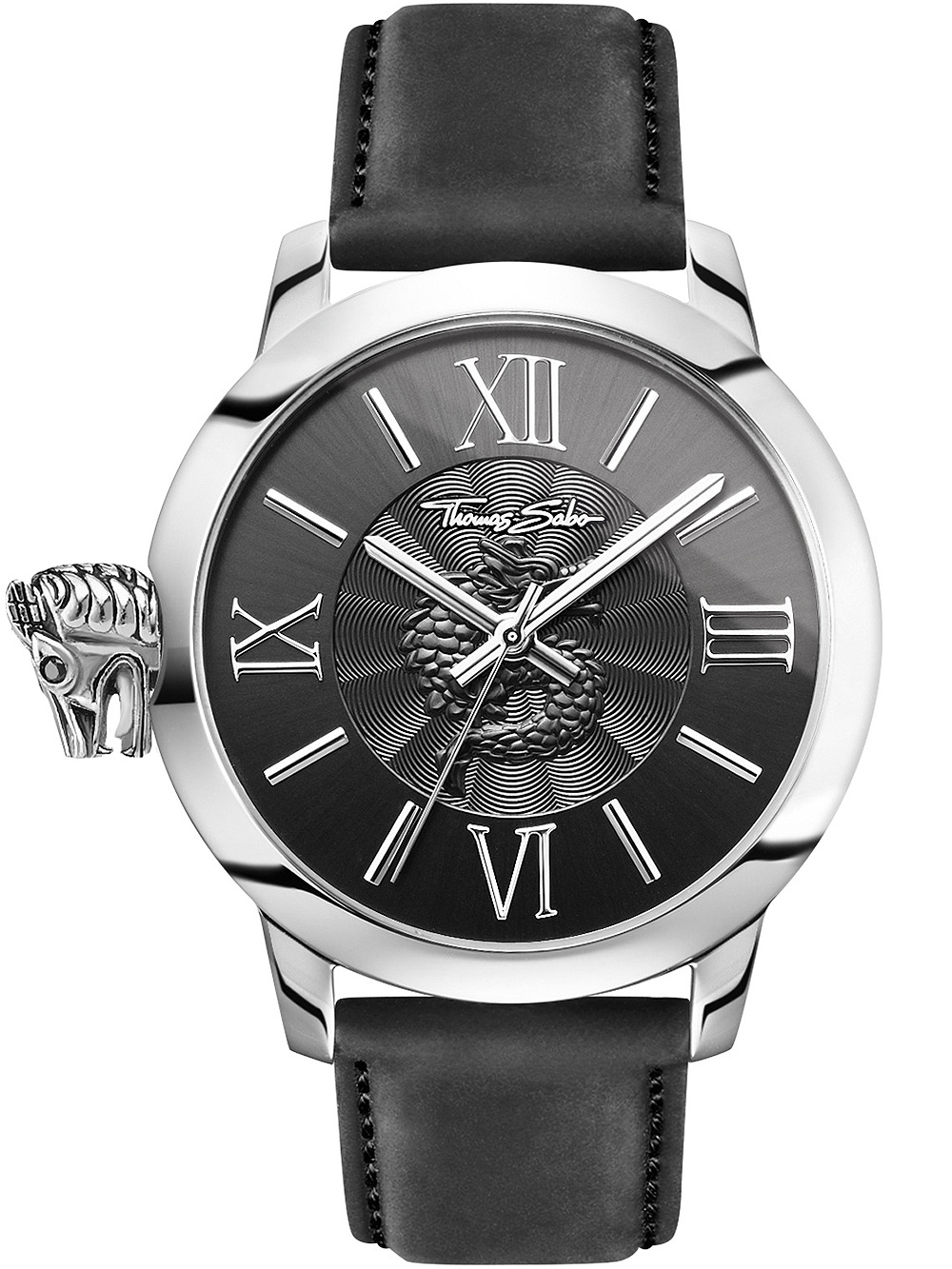 Thomas Sabo WA0295-218-203 Rebel with Karma Herren 46mm 10ATM