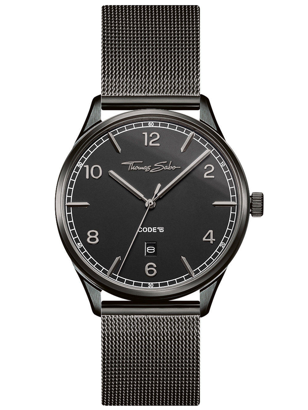 4051245430011 - WA0342-202-203 Code TS Schwarz Unisex Uhr 40mm 3ATM 4051245430011 - WA0342-202-203 Code TS Schwarz Unisex Uhr 40mm 3ATM