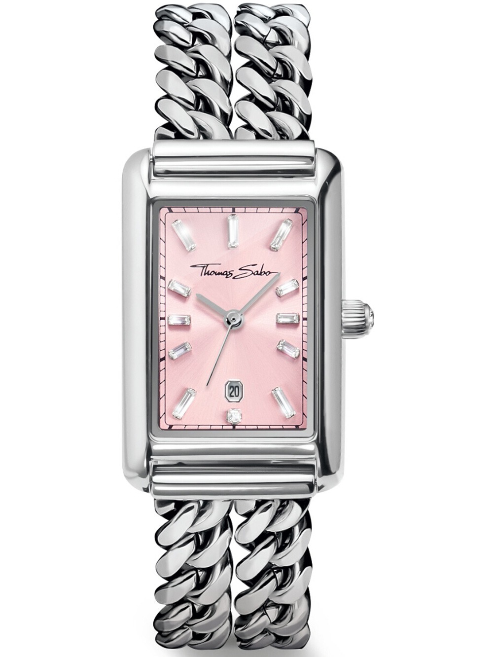 Thomas Sabo WA0454-201-204 Damenuhr Elegance Pink 22mm 3ATM