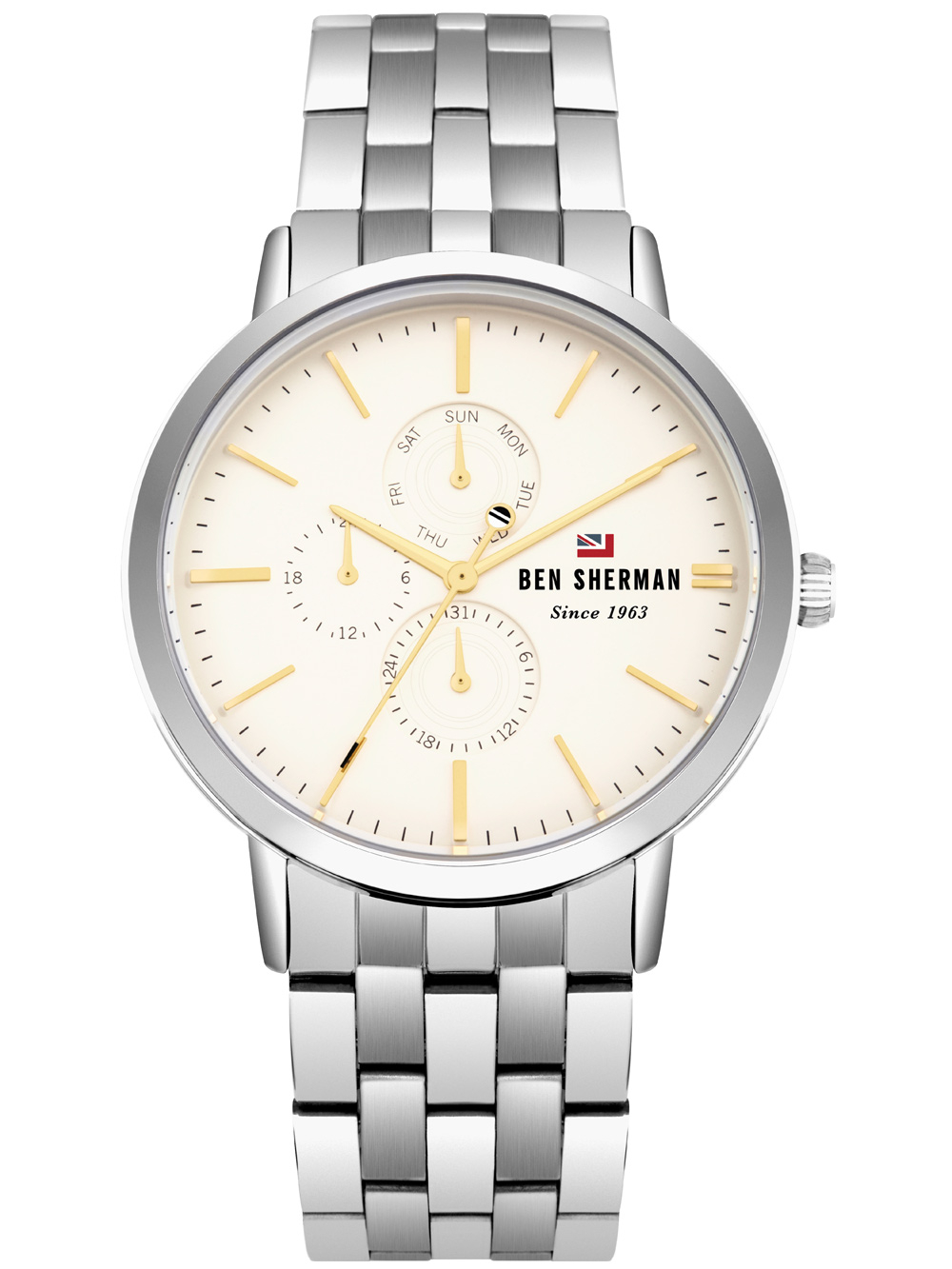 Ben Sherman WBS104SM The Dylan Multifunction Herren 43mm 5ATM