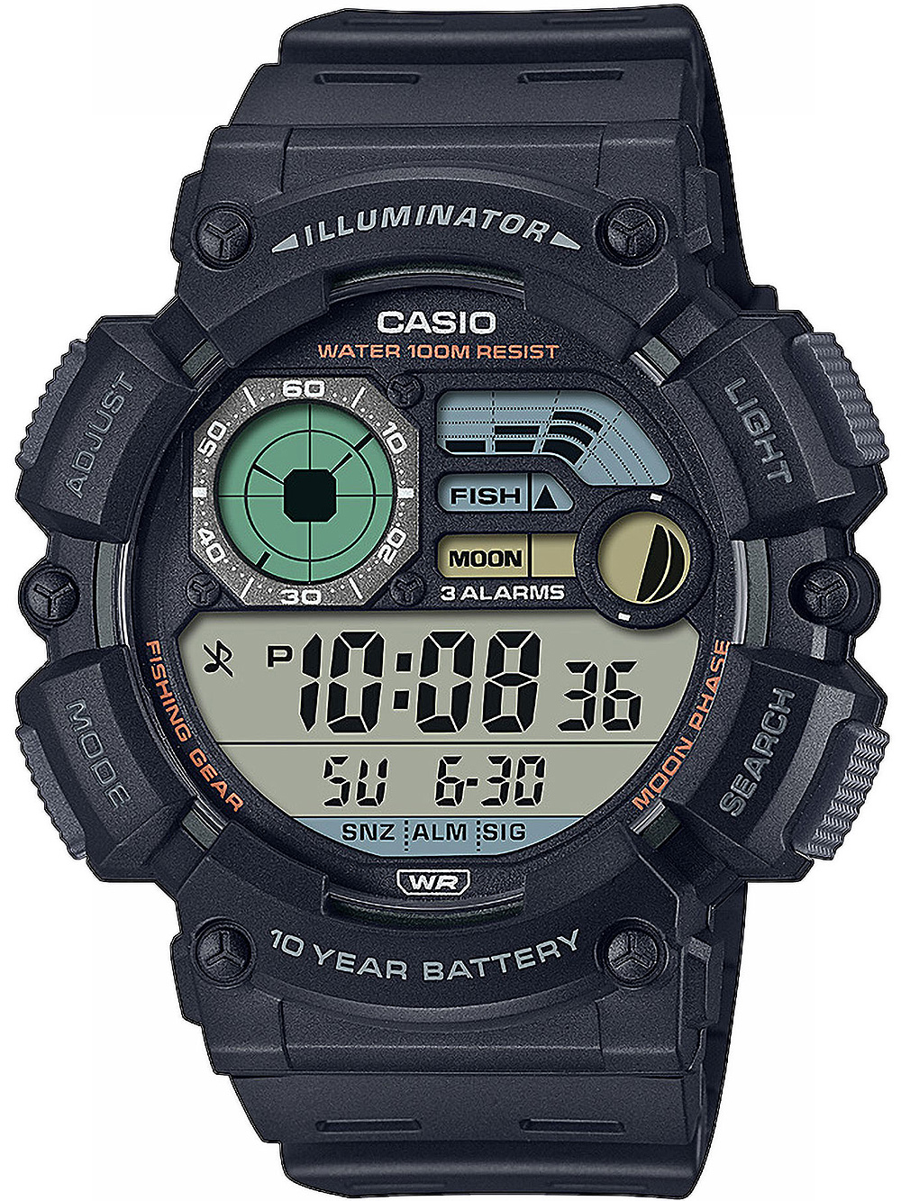 Casio WS-1500H-1AVEF Collection Herrenuhr 50mm 10ATM