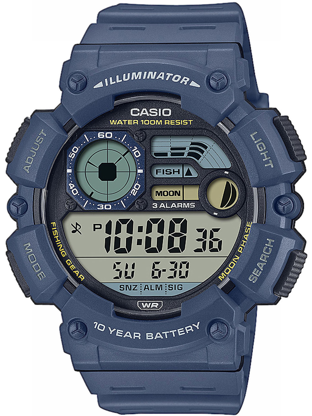 Casio WS-1500H-2AVEF Collection Herrenuhr 50mm 10ATM