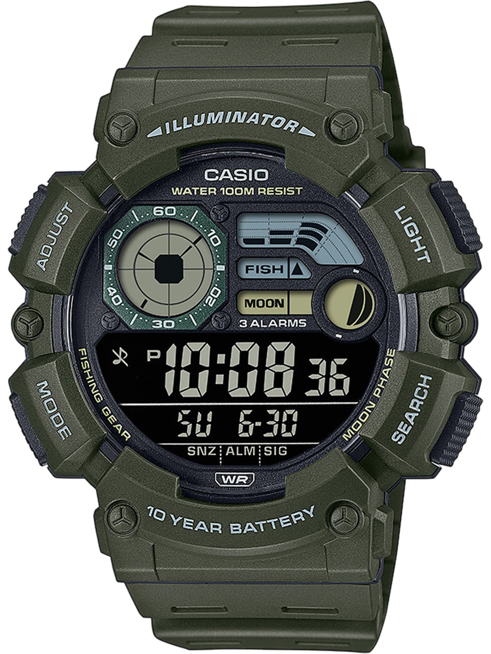 4549526374586 - Chronograph CASIO TIMELESS COLLECTION Armbanduhren grün (khaki) Herren Quarzuhr Armbanduhr Herrenuhr digital automatischer Kalender 4549526374586 - Chronograph CASIO TIMELESS COLLECTION Armbanduhren grün (khaki) Herren Quarzuhr Armbanduhr Herrenuhr digital automatischer Kalender