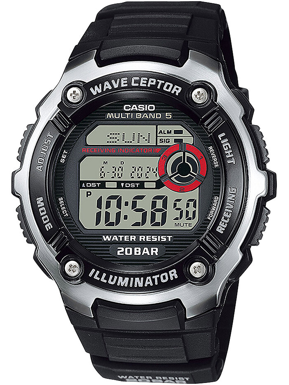 Casio WV-200R-1AEF Collection Funkuhr 43mm 20ATM