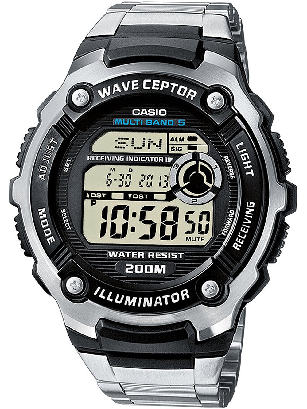 Casio WV-200RD-1AEF Collection Funkuhr 43mm 20ATM