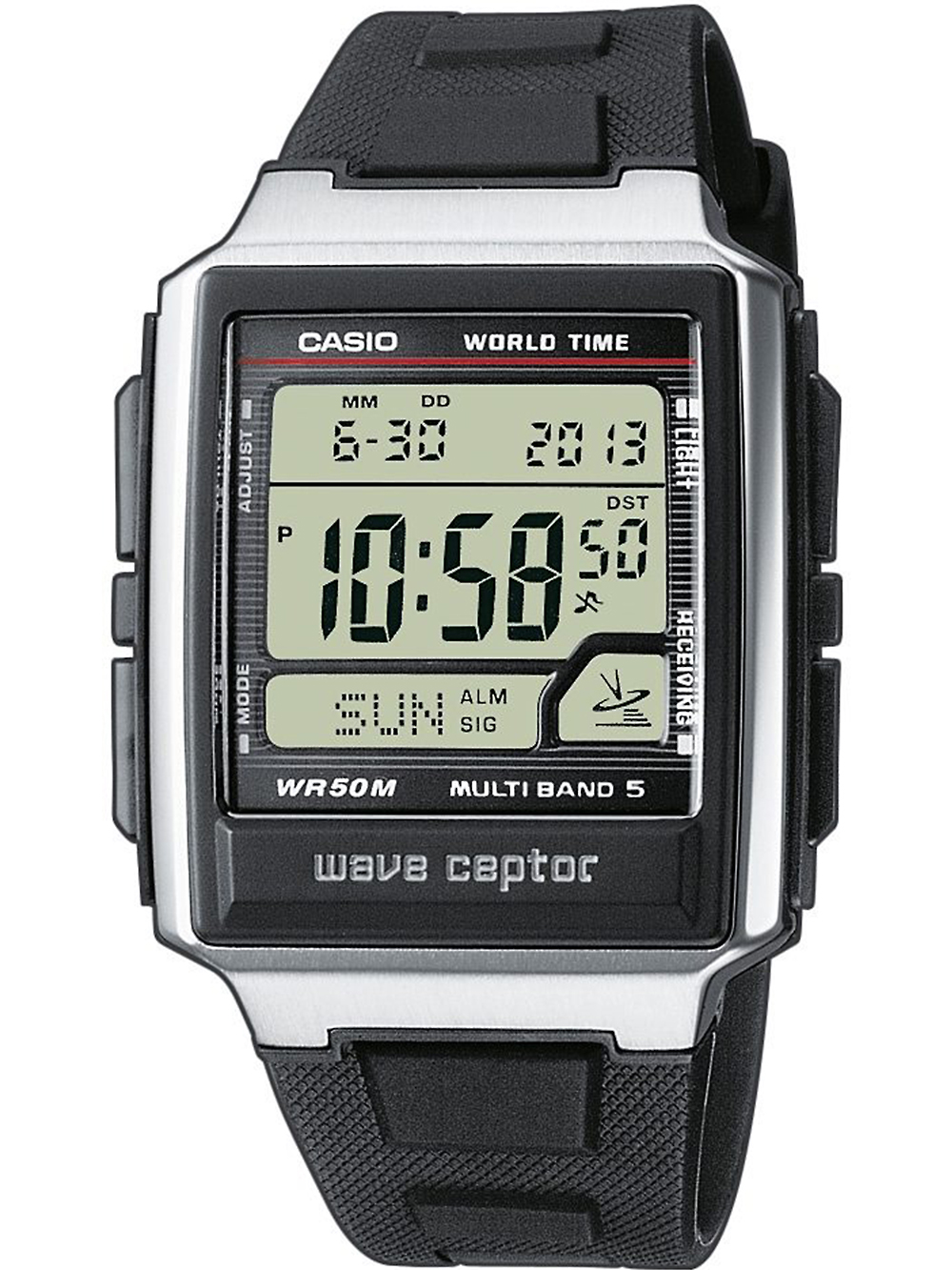 Casio WV-59E-1AVEG Funkuhr Digital Herren 48mm 5ATM