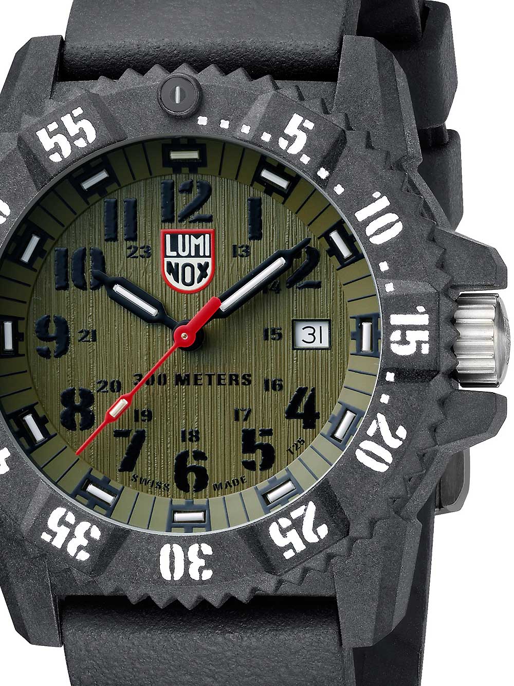 Luminox XS.3813.L Carbon Seal 3800 Serie Herrenuhr 46mm 300M