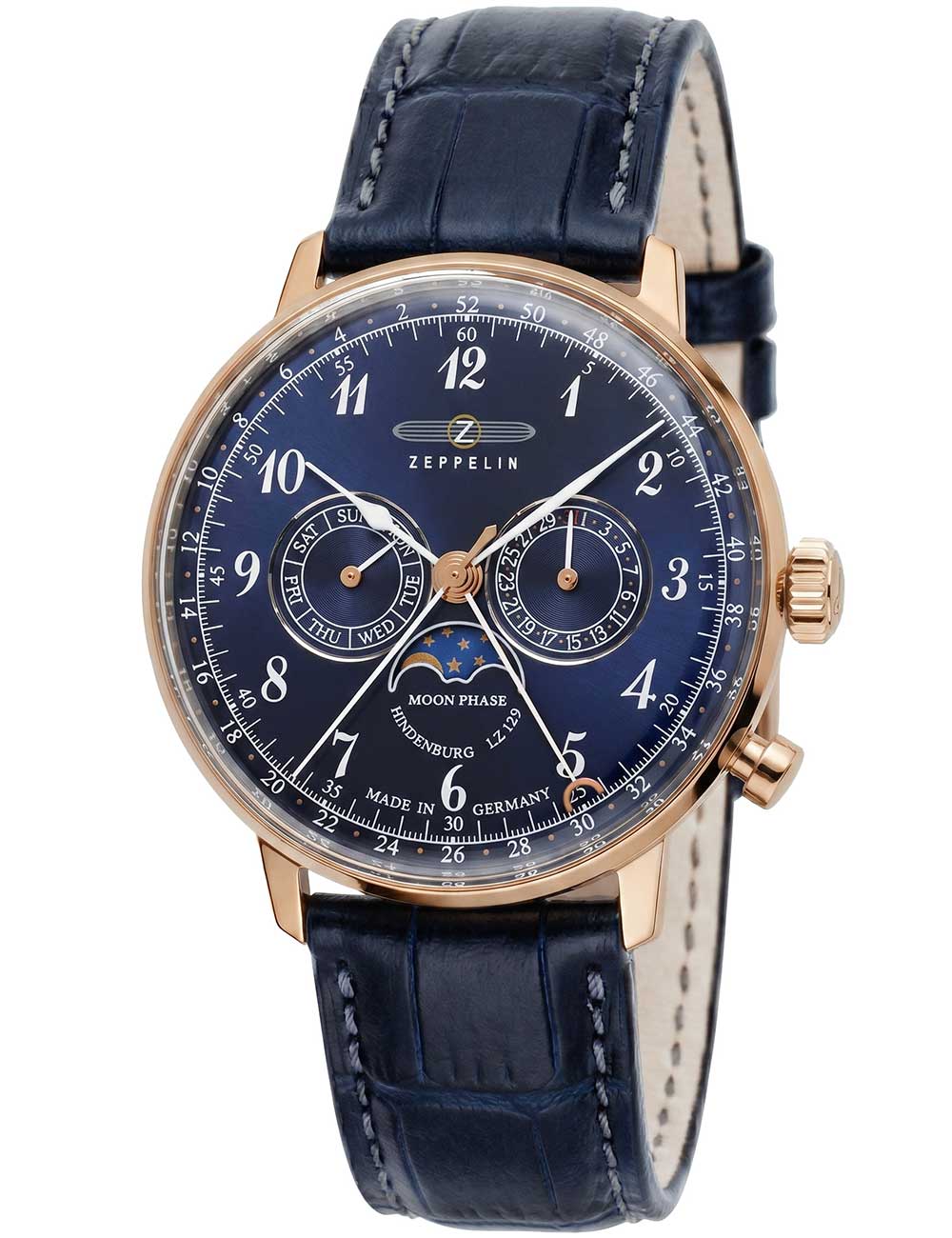 Zeppelin 7038-3 LZ129 Hindenburg Herrenuhr 40 mm