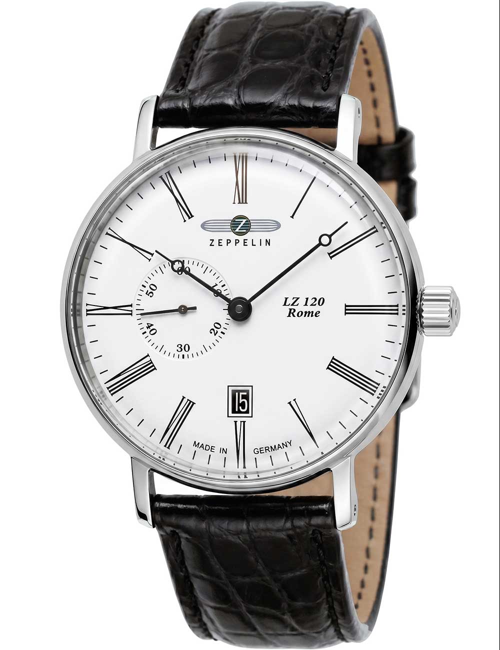 Zeppelin 7104-1 Rome Automatik m. kleiner Sekunde Herrenuhr 41mm 5ATM