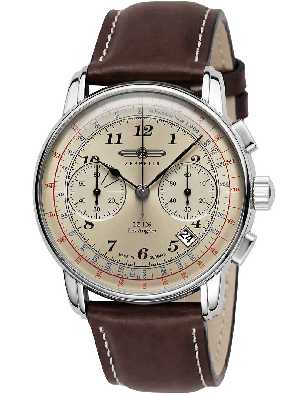 4041338761450 - Zeppelin 7614-5 LZ-127 Chronograph Herrenuhr 43mm 5ATM