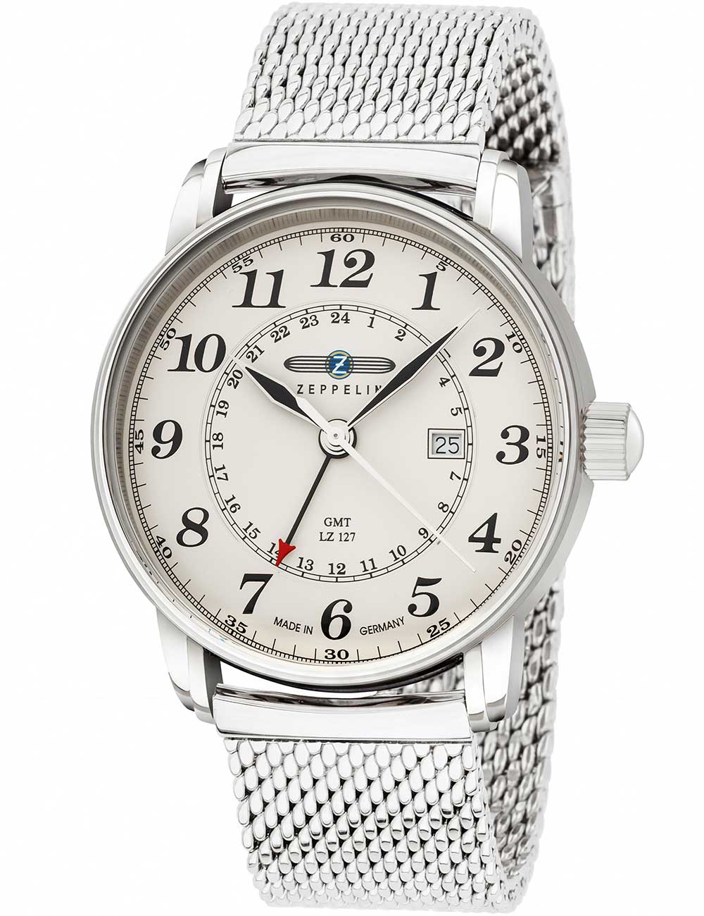 4041338764208 - Zeppelin 7642M-5 Graf Zeppelin LZ127 GMT Herrenuhr 43mm 5ATM