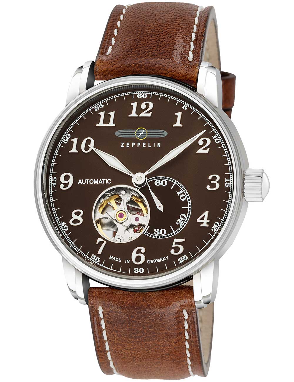 4041338766646 - Zeppelin 7666-4 Graf Zeppelin LZ127 Automatik Herrenuhr 43mm 5ATM