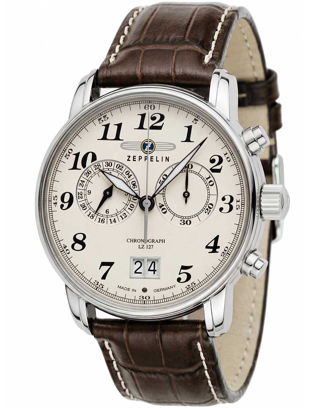 4041338768459 - Zeppelin 7684-5 Graf Zeppelin LZ127 Chronograph Herrenuhr 41mm 5ATM