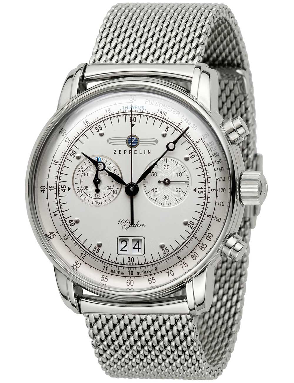 4041338769067 - Zeppelin 7690M-1 Big-Date Chronograph 100 Jahre Herrenuhr 43mm 5ATM
