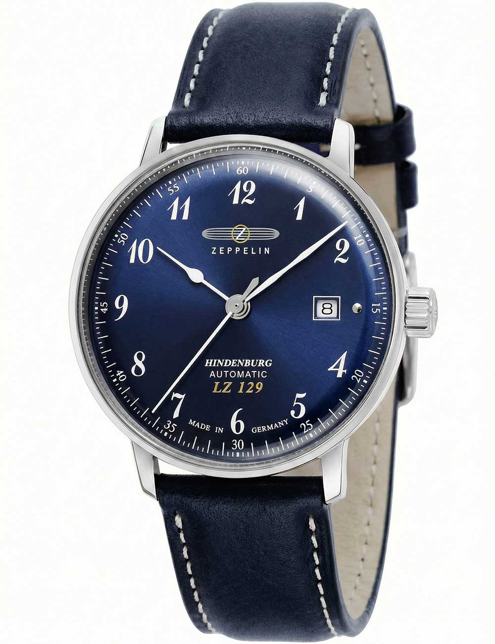 Zeppelin 8056-3 Herrenuhr Hindenburg Automatik 40mm 5ATM