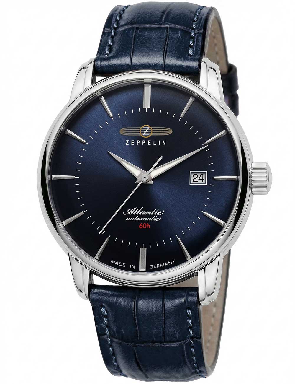 Zeppelin 8460-3 Herrenuhr Atlantic Automatik 40mm 5ATM