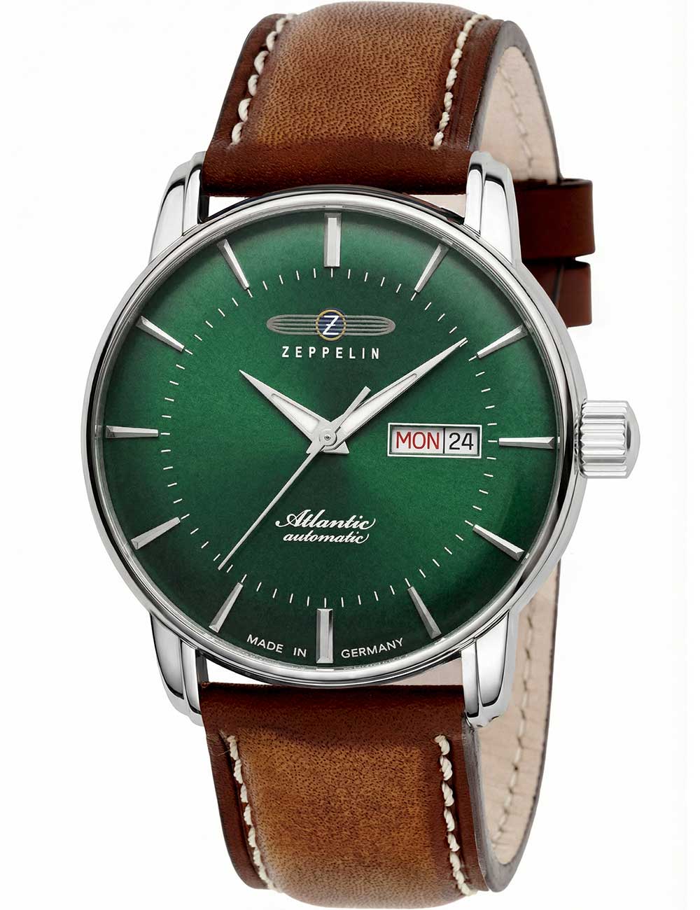 Zeppelin 8466-4 Herrenuhr Atlantic Automatik 40mm 5ATM