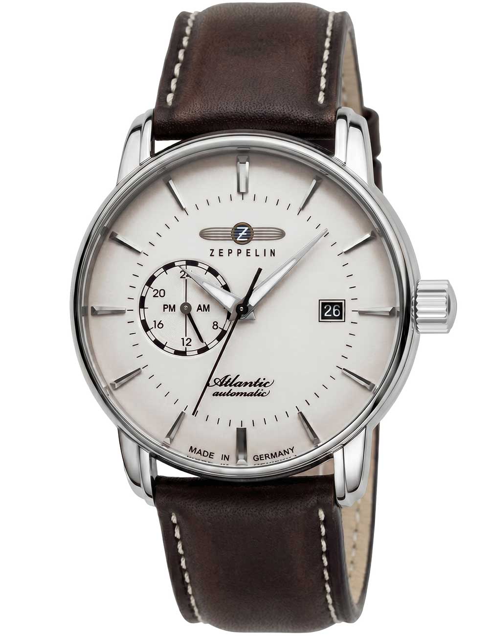 Zeppelin 8470-5 Atlantic Herrenuhr 40mm 5ATM