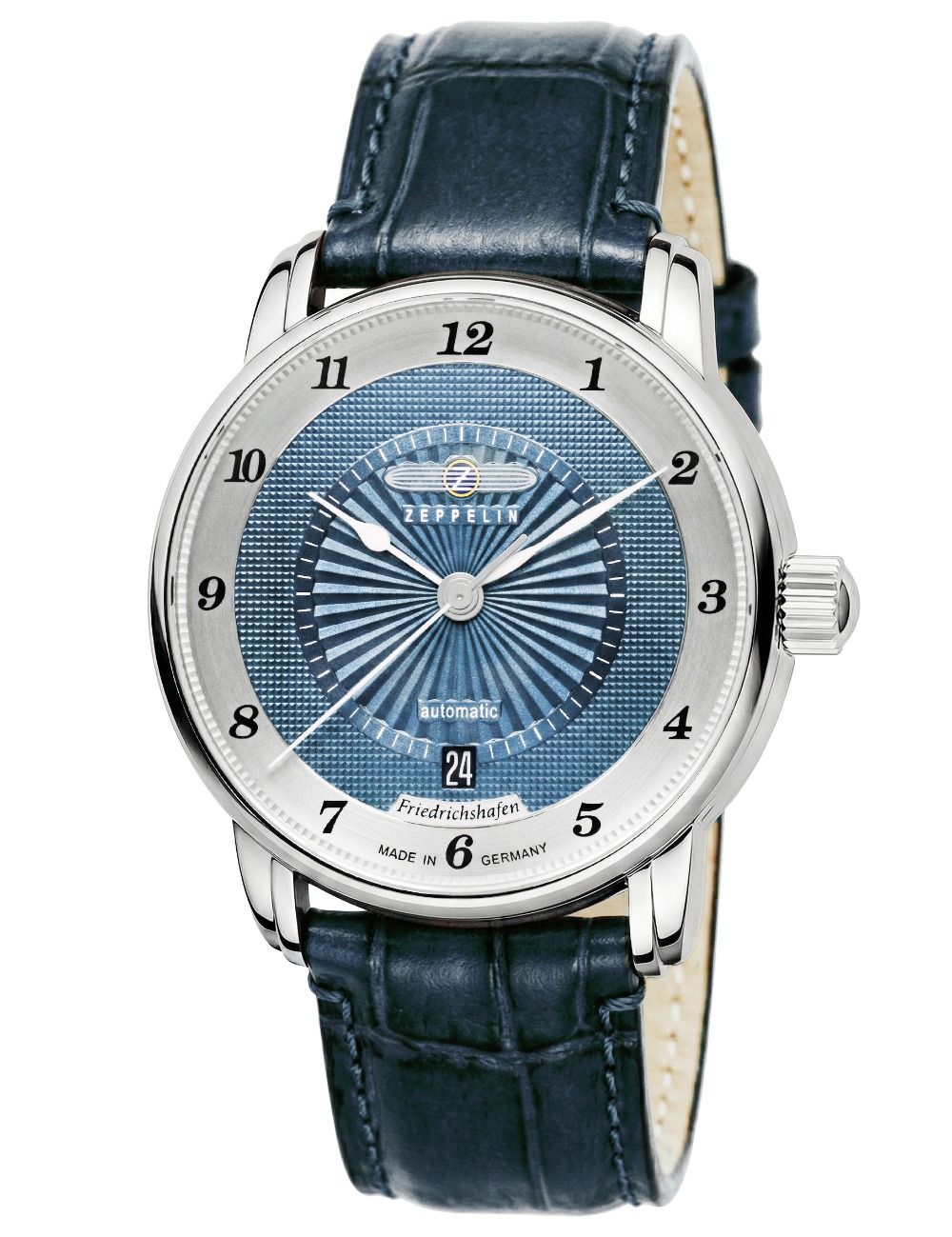 Zeppelin 8556-3 Herrenuhr Friedrichshafen Automatik 40mm 5ATM