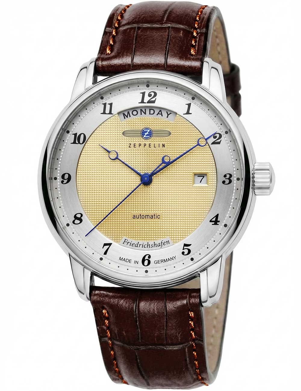 Zeppelin 8562-5 Herrenuhr Friedrichshafen Automatik 40mm 5ATM