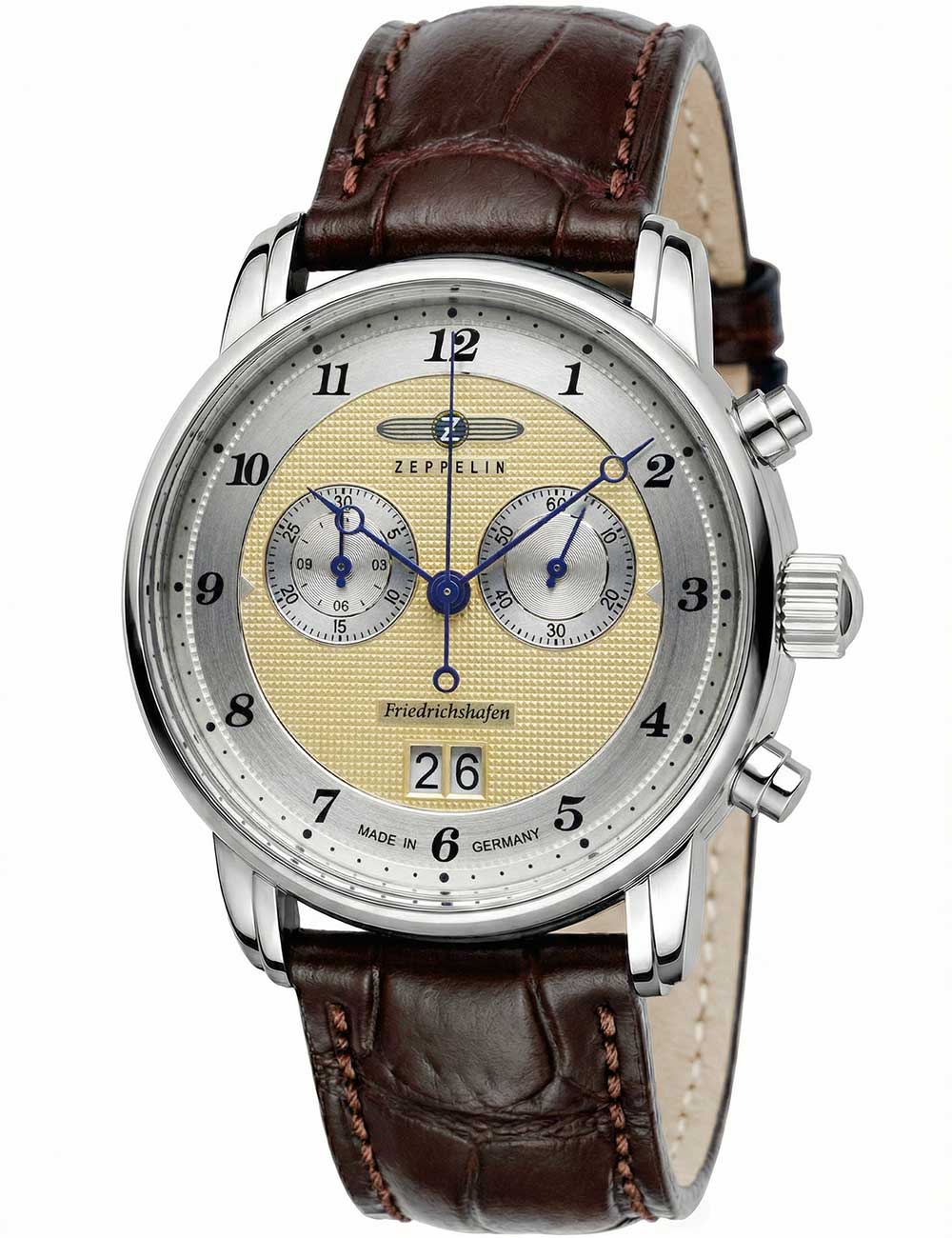 Zeppelin 8584-5 Herrenuhr Friedrichshafen Chronograph 40mm 5ATM