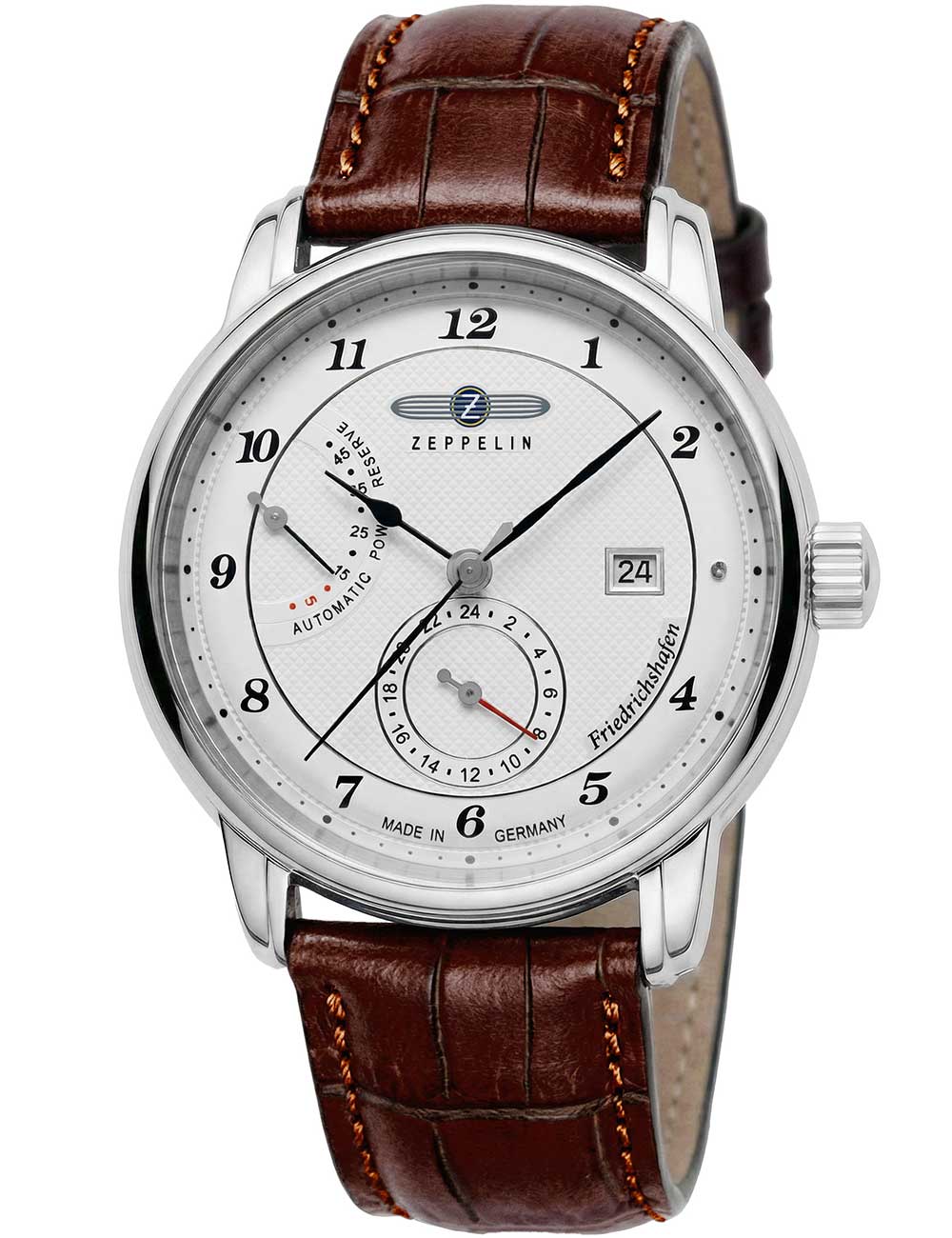 Zeppelin 8590-1 Herrenuhr Friedrichshafen 43mm 5ATM