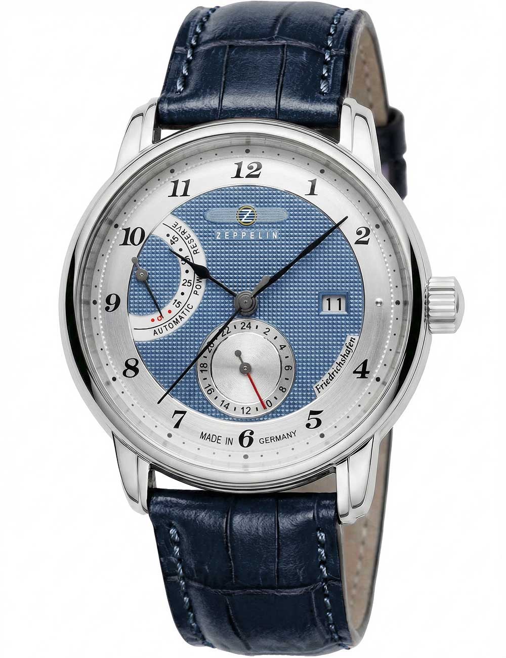 Zeppelin 8590-3 Herrenuhr Friedrichshafen Automatik 42mm 5ATM