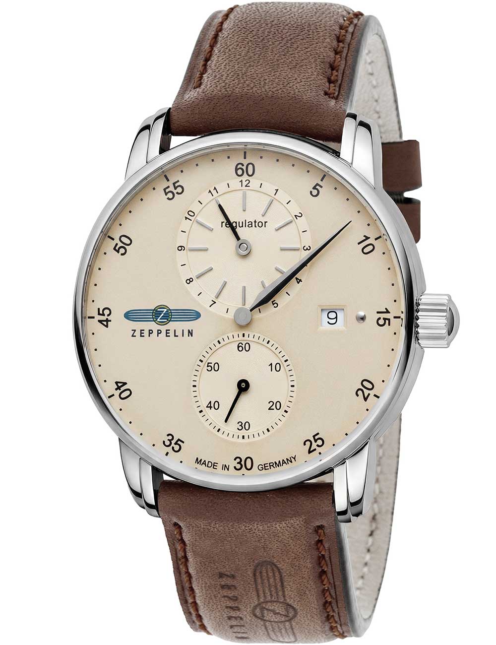 4041338862256 - Zeppelin 8622-5 New Captains Line Automatik Herrenuhr 43mm 5ATM