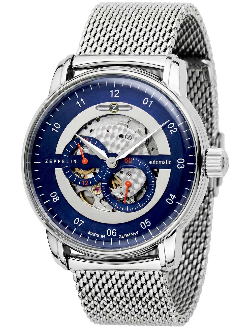 4041338866483 - Zeppelin 8664M-3 New Captains Line Automatik Herrenuhr 43mm 5ATM