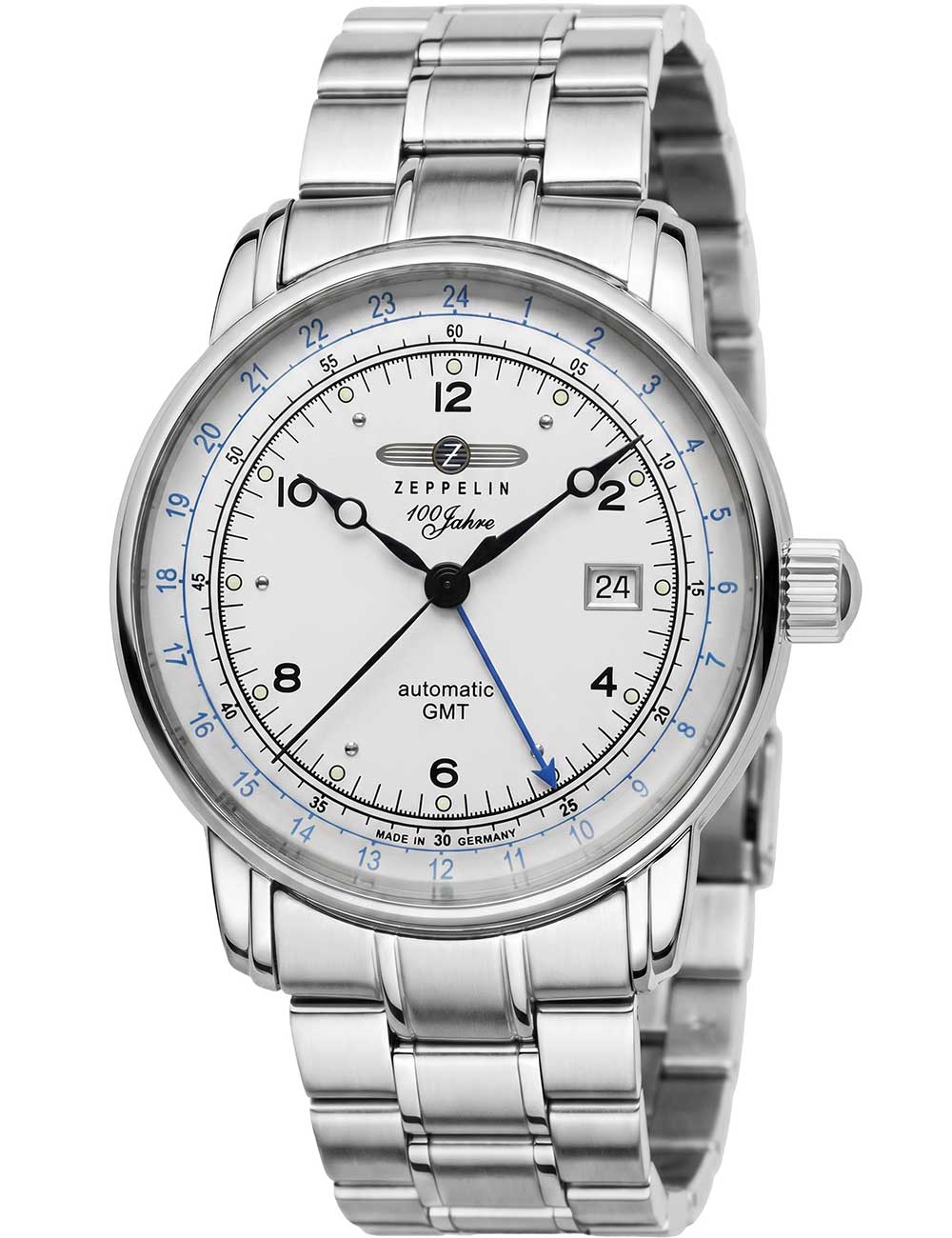 Zeppelin 8666MB1 Herrenuhr 100 Jahre Zeppelin Automatik 42mm 5ATM