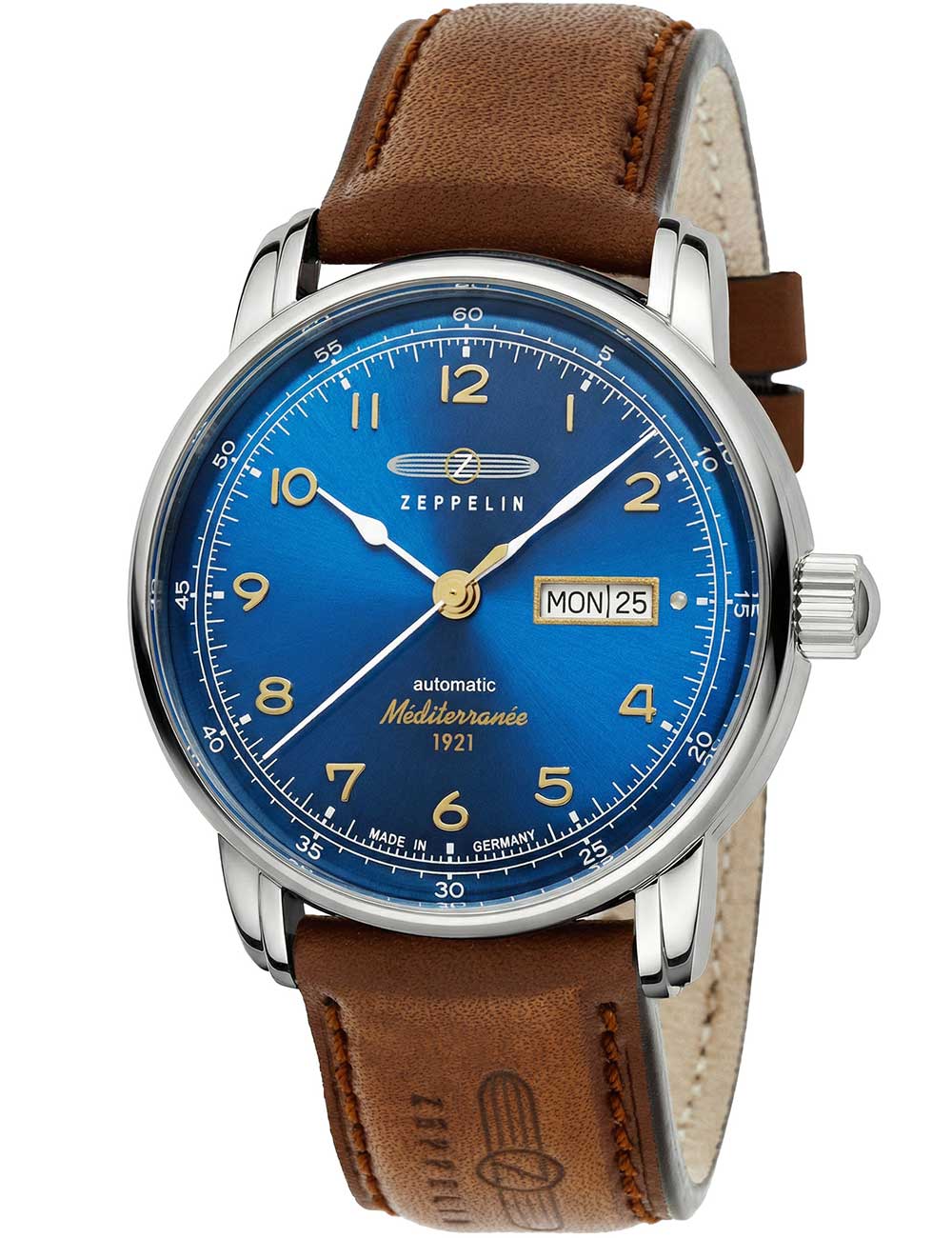 Zeppelin 9664-3 Herrenuhr Méditerranée Automatik 40mm 5ATM