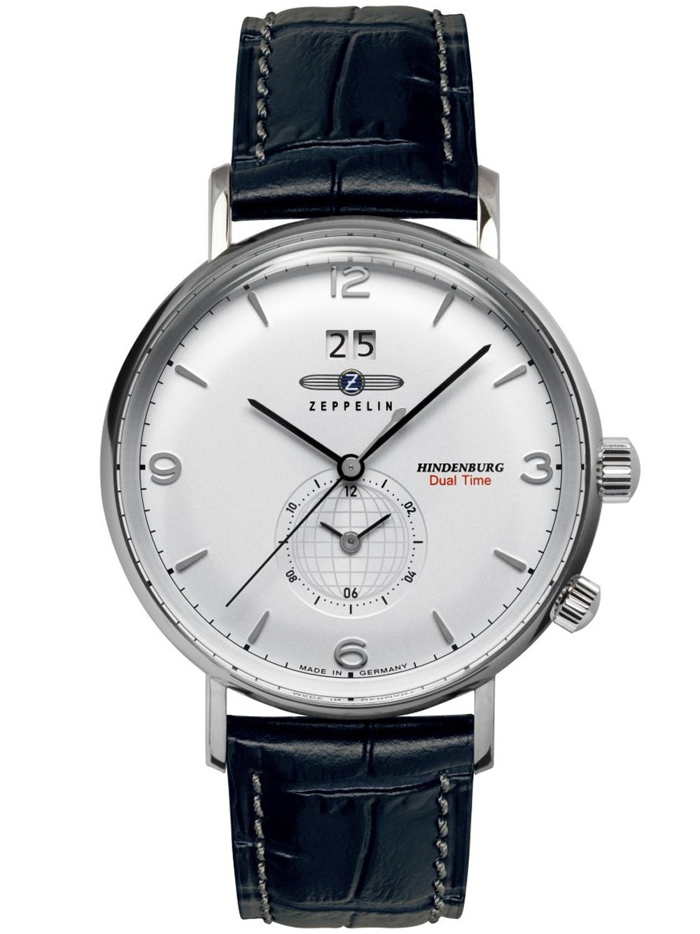 4041338804416 - Zeppelin 8044-1 Herrenuhr Hindenburg Dual Time 40mm 5ATM