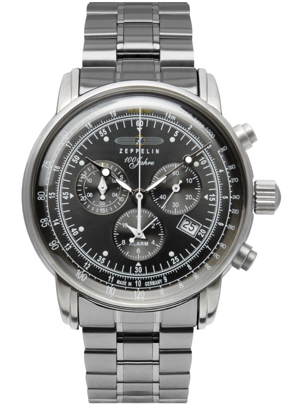 Zeppelin 7680MB-2 Herrenuhr 100 Jahre Zeppelin Chronograph 43mm 5ATM Zeppelin 7680MB-2 Herrenuhr 100 Jahre Zeppelin Chronograph 43mm 5ATM