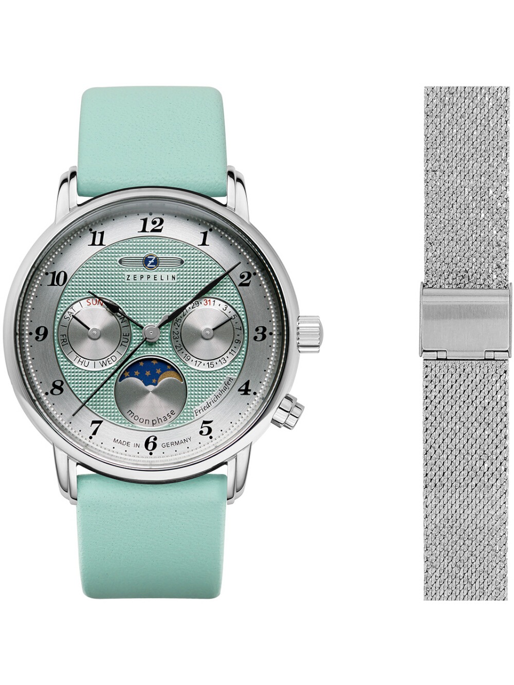 Zeppelin 8537-2_Set Damenuhr Friedrichshafen 36mm 5ATM