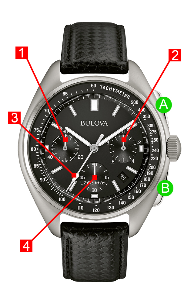 Manual de instrucciones del Bulova Lunar Pilot