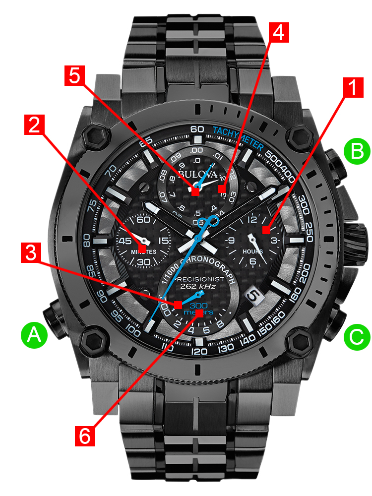 Bulova Precisionist Bedienungsanleitung