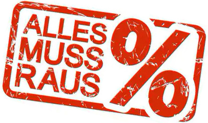 Ausverkauf im Uhrenshop - Alles muss raus!