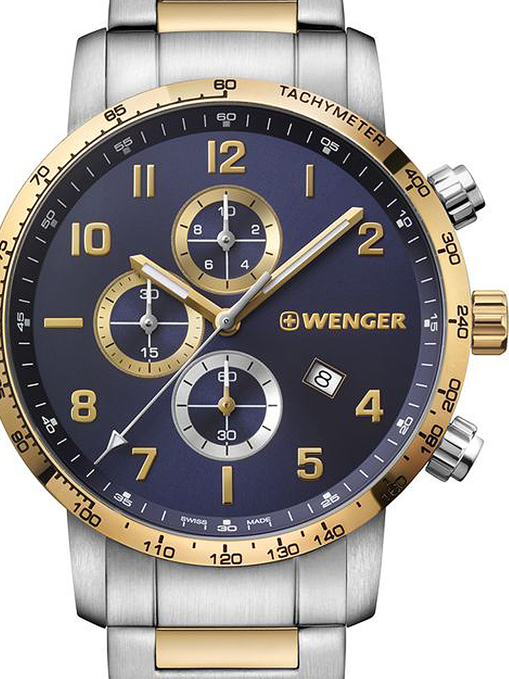 Wenger 01.1543.112 Attitude Chrono 44mm Herrenuhr gunstig einkaufen Timeshop24