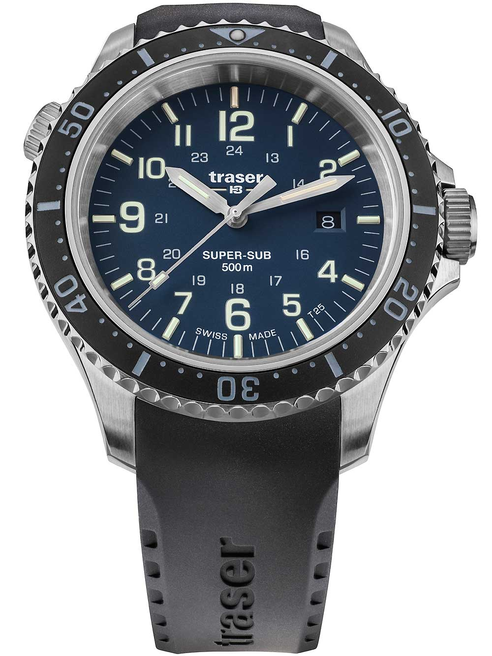Traser H3 109374 P67 T25 SuperSub Blue 46 mm Herrenuhr gunstig einkaufen Timeshop24