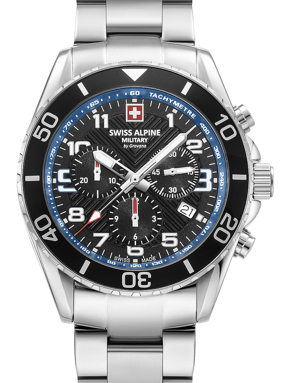 Swiss Alpine Military 7029.9135 Raptor Chronograph 42 mm Herrenuhr  