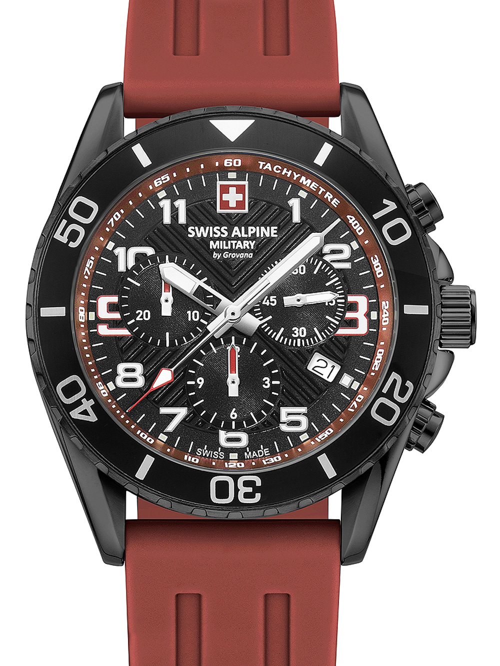 Swiss Alpine Military 7029.9876 Raptor Chronograph 42 mm Herrenuhr 