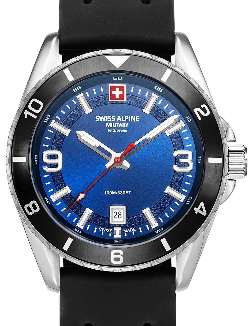 Swiss Alpine Military 7034.1839 Sierra silber blau 42mm 10ATM 