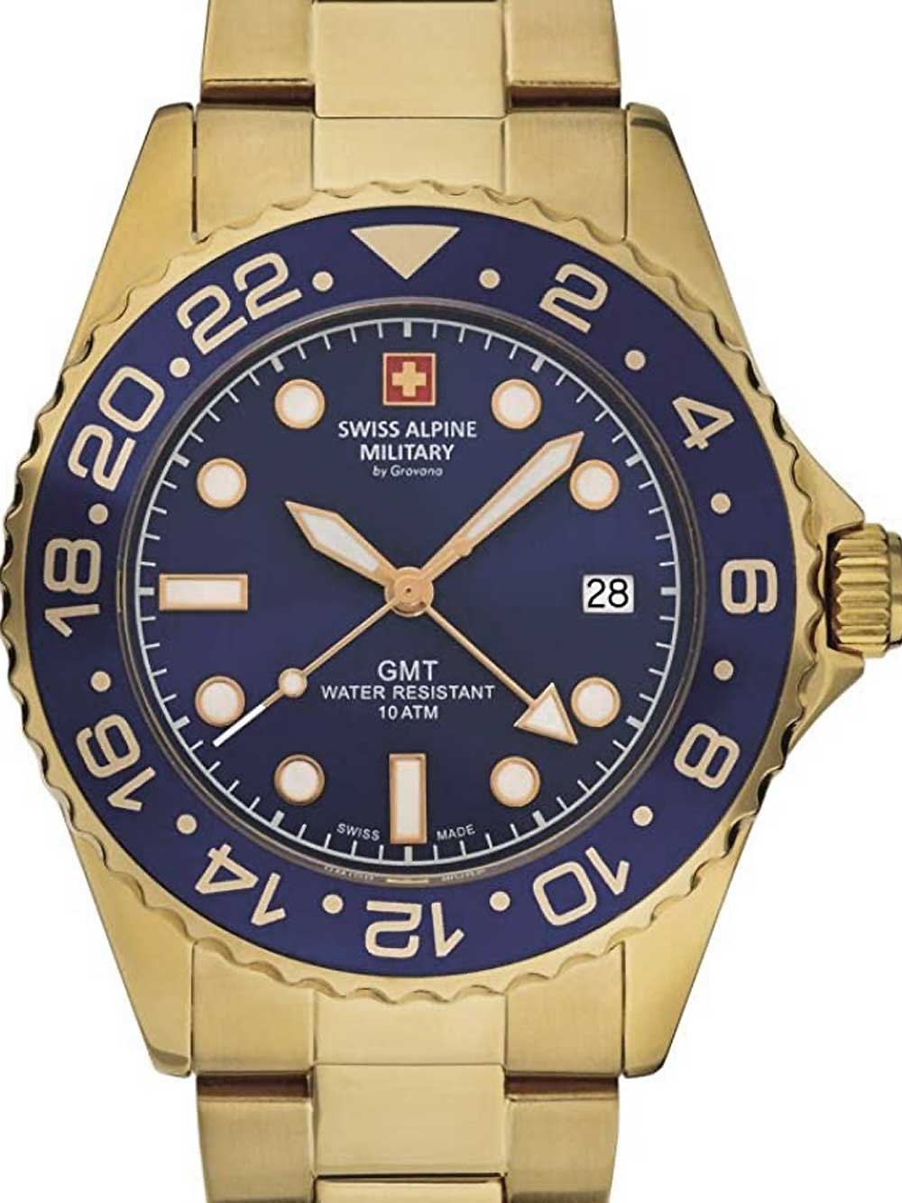 Swiss Alpine Military 7052.1115 GMT Diver 42 mm Herrenuhr gunstig einkaufen Timeshop24
