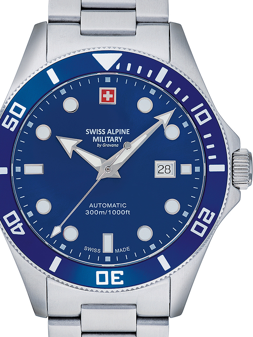 Swiss Alpine Military 7095.2135 Diver Automatik 44mm Herrenuhr 