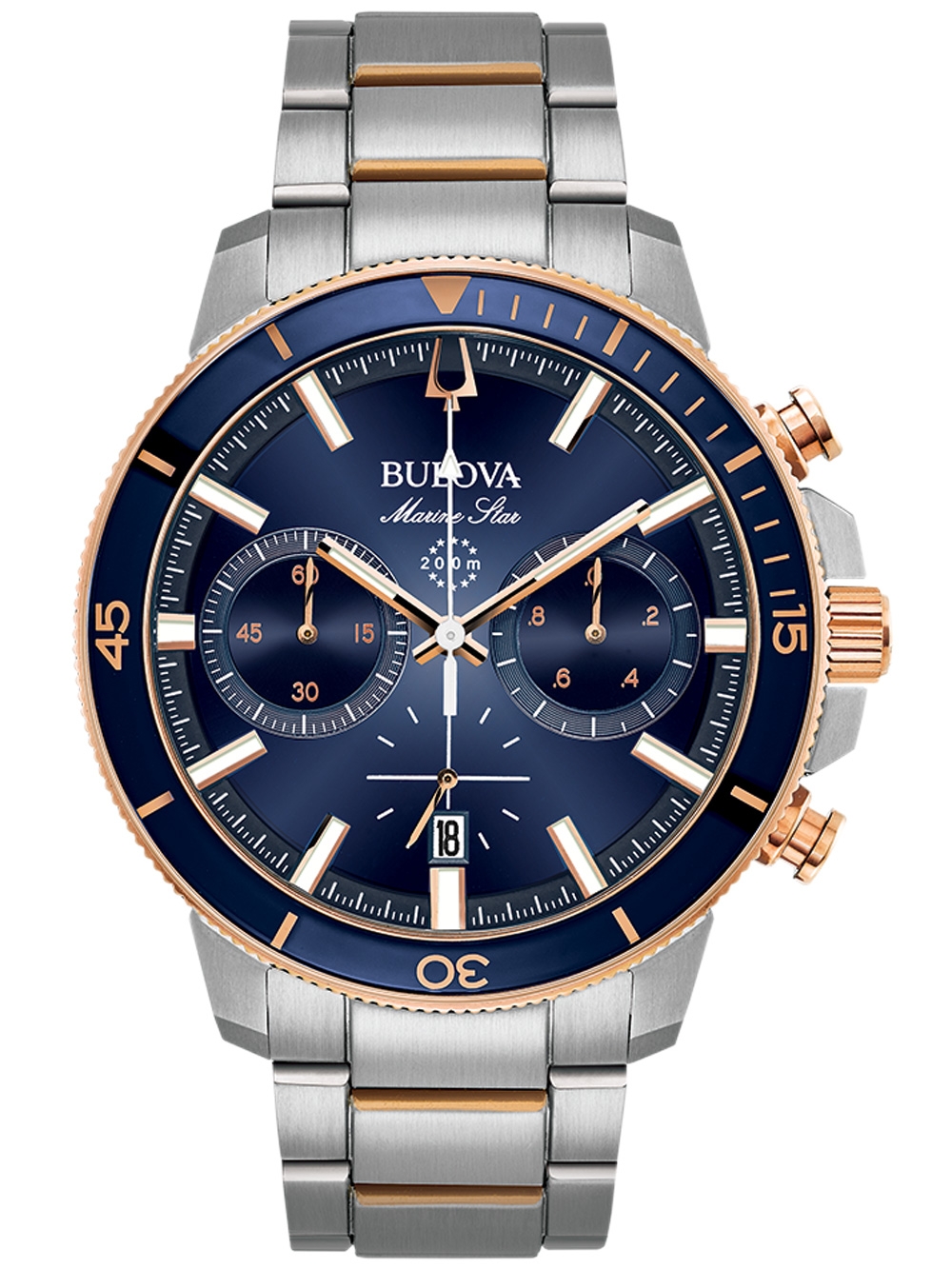 bulova marine star blue